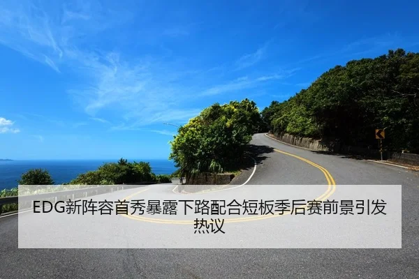 EDG新阵容首秀暴露下路配合短板季后赛前景引发热议